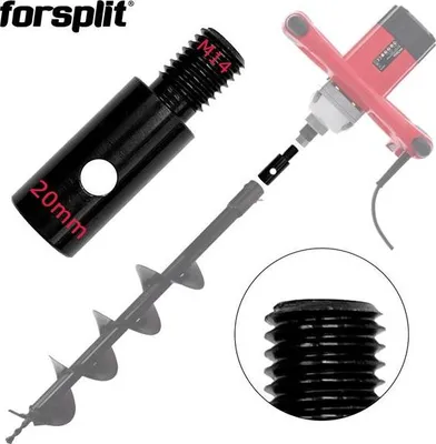 Image de Adaptateur pour agitateur électrique M14 sur tarière Ø 20 mm
