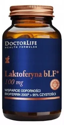 Produktbild von Lactoferrin bLF 100mg Nahrungsergänzungsmittel zur Unterstützung des Immunsystems 30 Kapseln