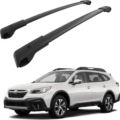 Obrázok produktu pre Strečné nosiče priečniky pre Subaru Outback 2020-vyššie, OM štýl, Čierne, 2ks