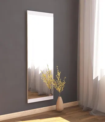 Produktbild von Skye Decor, Azus - White, Spiegel, Weiß, 100 % MDF, 40 x 2,2 x 120 cm