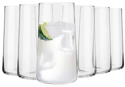 Obrázek produktu pro Sada 6 sklenic na longdrinky, objem 550 ml, vhodné do myčky, elegantní design