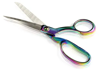 Dressmacherschere, Regenbogen, 21 cm, sehr scharf