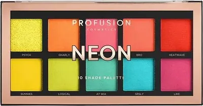 Zdjęcie produktu dla Profusion Neon Paleta 10 cieni do powiek