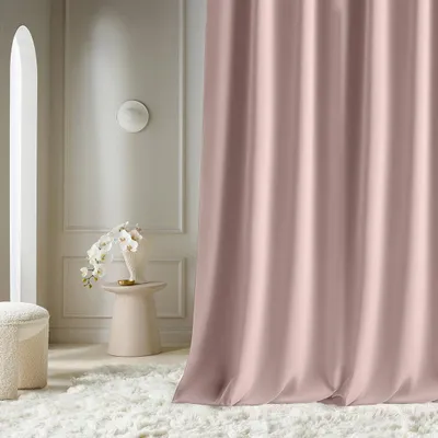 Produktbild von ROOM99 Vorhang mit Kräuselband Aura 180 x 280 cm Puderrosa, 1 Stück