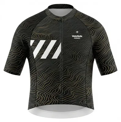 Produktbild von VeloNuts Damen Radtrikot, Liquid Terrain, Gilded Waves, 3XL