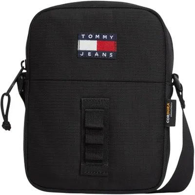 Produktbild von Tommy Jeans Herren Crossbody Bag Tasche Outdoor Reporter Breiter Tragegurt, Schw