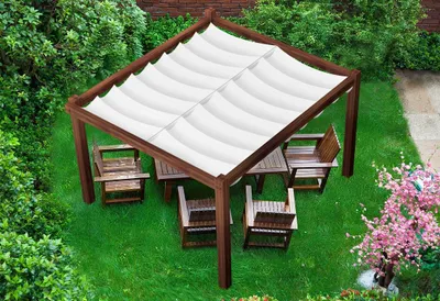 Produktbild von Wasserdicht Seilspannmarkise 3x3 Biały