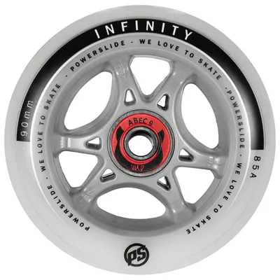 Immagine prodotto di Ruote Powerslide Infinity RTR con cuscinetti Abec 9 (4 pezzi), 90, 85A