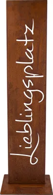 Produktbild von Rostikal Lieblingsplatz Schild Garten 71 cm Gartendeko Rost Deko Wohnzimmer