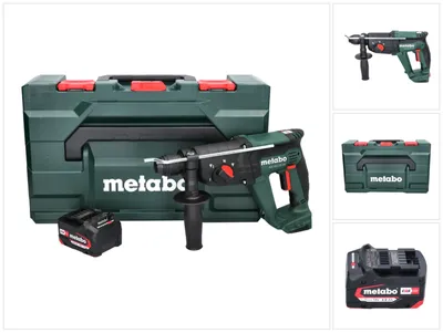 Produktbild von Metabo KH 18 LTX 24 Akku Kombihammer 18 V 2,1 J SDS plus + 1x Akku 4,0 Ah + metaBOX - ohne Ladegerät