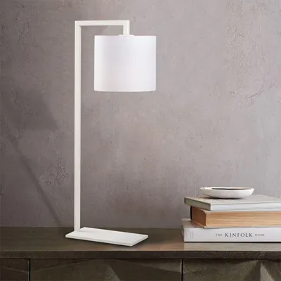 Obrázok produktu pre Opviq, profil - 4696-US, stolná lampa, KOVOVÉ TELESO, biela, 65 x 27 x 20 cm