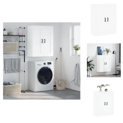 Immagine prodotto di vidaXL Armadio a muro bianco 69,5x34x90 cm in legno - Credenze