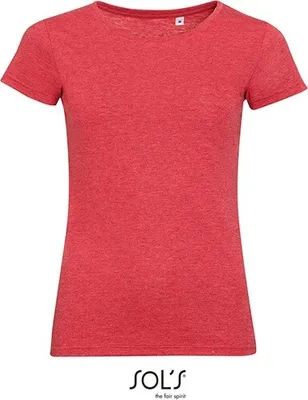 Immagine prodotto di SOLs 01181 | Maglietta donna mista - Colore: Heather Red - Taglia: XL