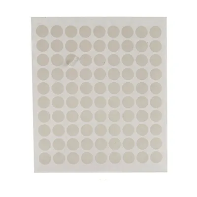 Produktbild von Klebeetiketten Pincello 1711074 Weiß Ø 13 mm (12 Stück)