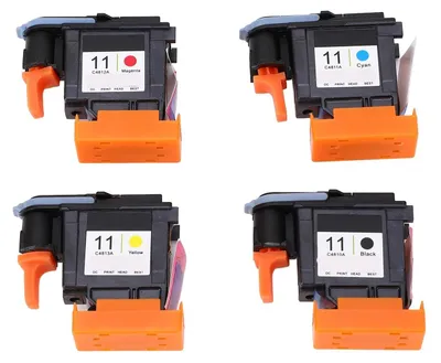 Produktbild von 4 Stück Ersatzdruckköpfe für Designjet 100/110/111/500/510/800/813/850 - Hohe Qualität