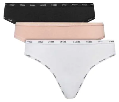 Produktbild von Guess - Slips für Damen (3er-Pack) NA291 (XL) (Schwarz/Pink/Weiß)