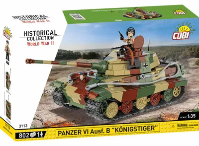 Obrázek produktu pro COBI Panzer VI Ausf. B Königstiger, Sada na stavění, 9 rok/roky, 802 kusů