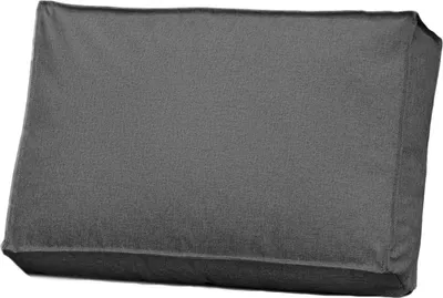 Produktbild von Zahradní polštář dekorační polštář pro Europaletový nábytek 60x40x15 cm tmavě šedá