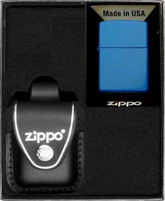 Produktbild von Feuerzeug-Set  ZIPPO  SKY BLUE MATTE Geschenk No3