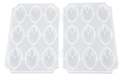 Imagen del producto de Manual del procesador para moldes de albóndigas, máquina para hacer hamburguesas, herramienta prensadora, para uso casero, con 9 compartimentos, para hacer carne casera, accesorios de cocina, transparente