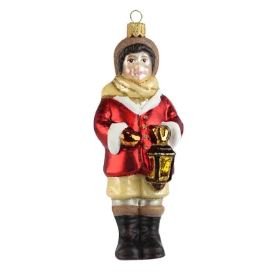 Obrázek produktu pro Vánoční figurka panáček s lucernou