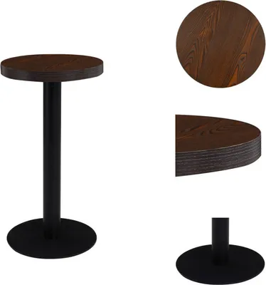 Produktbild von vidaXL Bistrotisch Dunkelbraun 40 cm MDF - Esstische