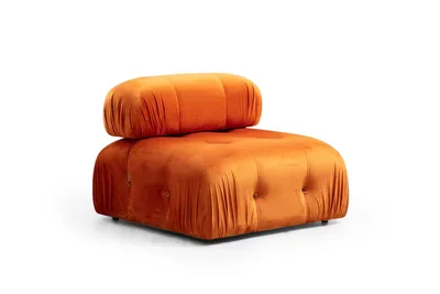Image de Hanah Home, Bubble- ARE1425, Orange, Canapés-lits, Cadre : Bois de hêtre / Panneau de particules