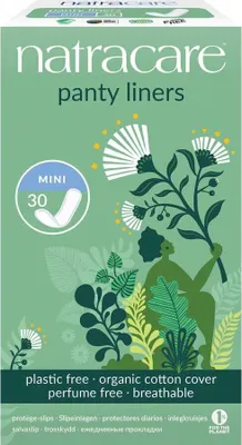 Produktbild von 30 Stückpackung Natracare Bio-Slipeinlagen - Nachhaltige Damenhygiene