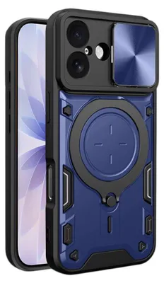 Produktbild von Techsuit – CamGuard Pro Hülle für iPhone 17 – blau