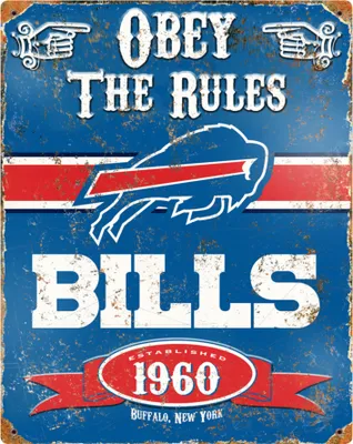 Produktbild von Buffalo Bills NFL Vintage Blechschild