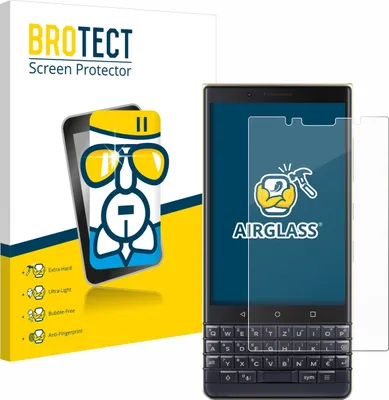 Produktbild von BROTECT Schutzglas für BlackBerry Key2 LE Schutzfolie Panzer Folie Glas Display Schutz klar