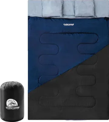 Produktbild von Famanu Doppelschlafsack für Camping - Leichtgewicht, wasserdicht, für 2 Personen
