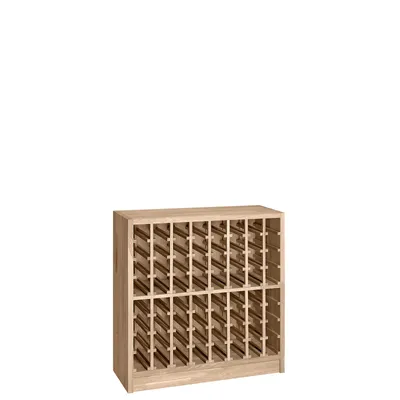 Produktbild von Weinregal PRESTIGE 1, Eichen-Holz braun gebeizt