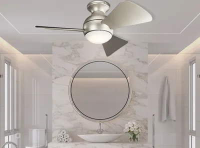 Produktbild von Deckenventilator SOLA Ø86cm Silber
