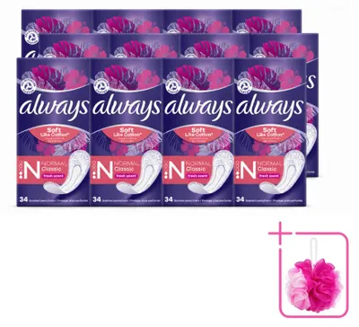 Produktbild von 12 x Always DailyFresh Slipeinlagen Normal - Sparpackung - 12 Stücke
