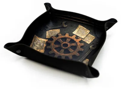 Imagen del producto de Bandeja para dados para juegos de mesa y juegos de rol. ¡Puedo repararla! 22 x 22 cm