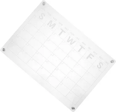 Produktbild von Famanu Wochenplaner Acryl - Magnetisch, Trocken abwischbar - 40 x 30 cm - Transparent