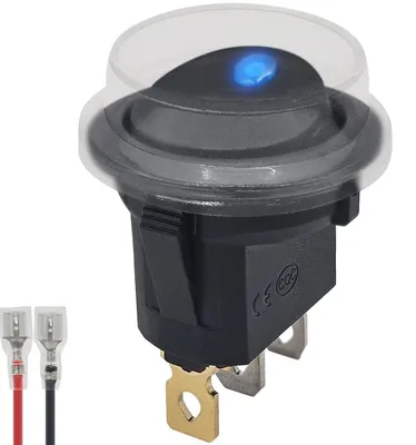 Produktbild von ProRide KCD2-12 Wippschalter ON/OFF 3-polig 12 V/20 A mit blauer LED