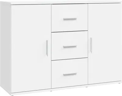 Obrázok produktu pre vidaXL Príborník biely 91x29,5x65 cm odvodený výrobok z dreva