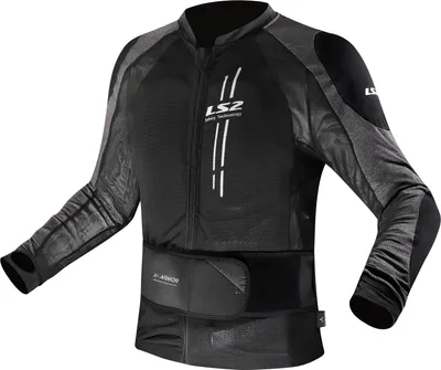 Produktbild von LS2 X-Armor Protektorenjacke, schwarz/grau, 3XL/4XL