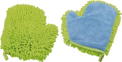 Produktbild von Reinigungshandschuh / Mikrofaserhandschuhr 2 seitig anwendbar