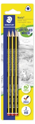 Produktbild von STAEDTLER Noris 183 Bleistift Blisterkarte mit 3 Bleistiften HB