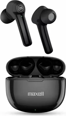 Image de Écouteurs sans fil Maxell Dynamic+ avec étui de chargement Bluetooth noir