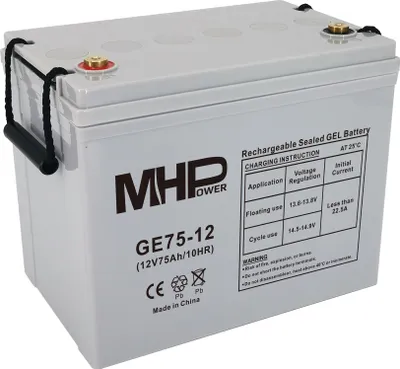 Immagine prodotto di MHPower GE75-12 12V/75Ah Batteria gel T1