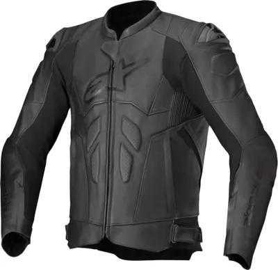 Produktbild von Alpinestars Dusk Motorrad Lederjacke, schwarz, 56