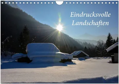 Produktbild von Eindrucksvolle Landschaften (Wandkalender 2026 DIN A4 quer), CALVENDO Monatskalender