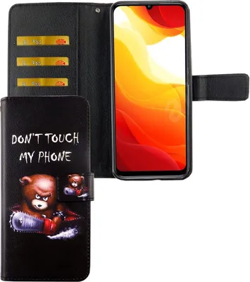 Zdjęcie produktu dla Etui Xiaomi Mi 10 Lite 5G Etui na telefon komórkowy Pokrowiec ochronny Etui z klapką i miejscem na kartę Nie dotykaj mojego telefonu
