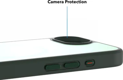 Productafbeelding van AlzaGuard matte hoesje, compatibel met MagSafe, voor iPhone 16, donkergroen