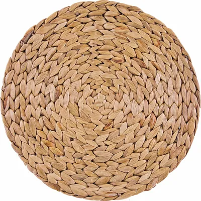 Produktbild von Set aus 4 Wasserhyazinthe Tischsets - Natürliches Tischset mit Stickerei
