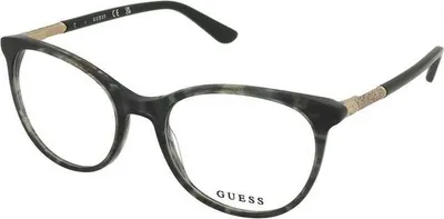 Produktbild von Guess GU2657-N Dark green/avana 52/18/140 Damen Brillen